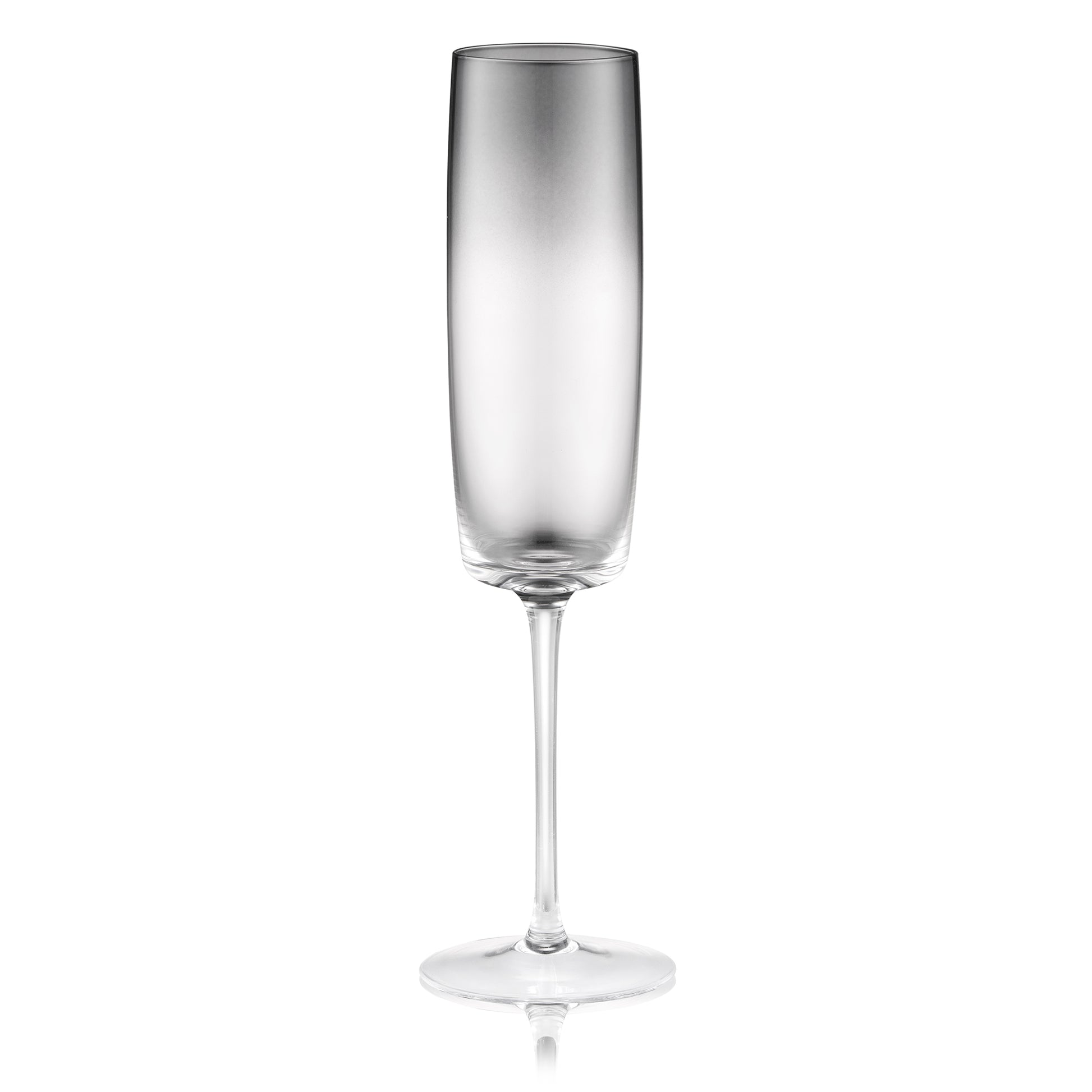 Ardesto Champagne glasses set Black Mars Avior 270ml, 2pcs, glass, grey-transparent
