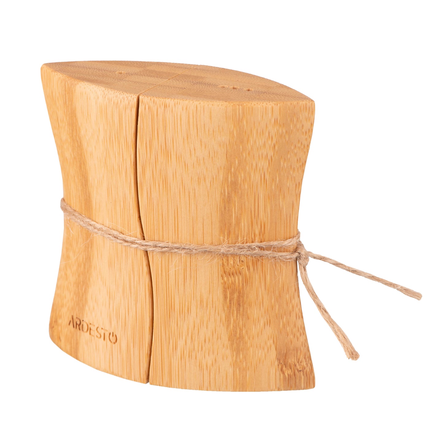 ARDESTO Salt and pepper set Midori, 2 pcs, 10ml, 9.5х4х9cm, bamboo, stainless steel, glass, plastic