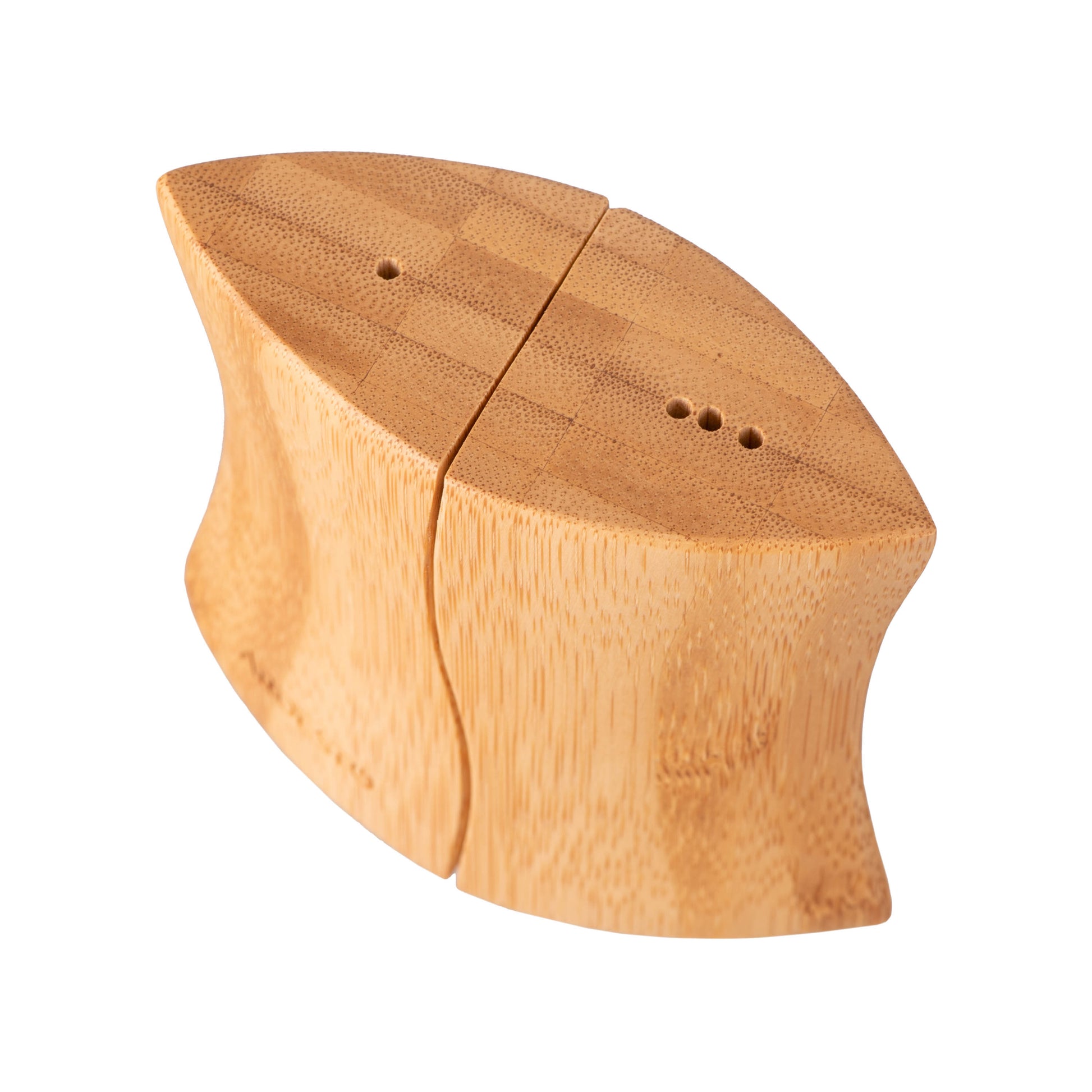 ARDESTO Salt and pepper set Midori, 2 pcs, 10ml, 9.5х4х9cm, bamboo, stainless steel, glass, plastic