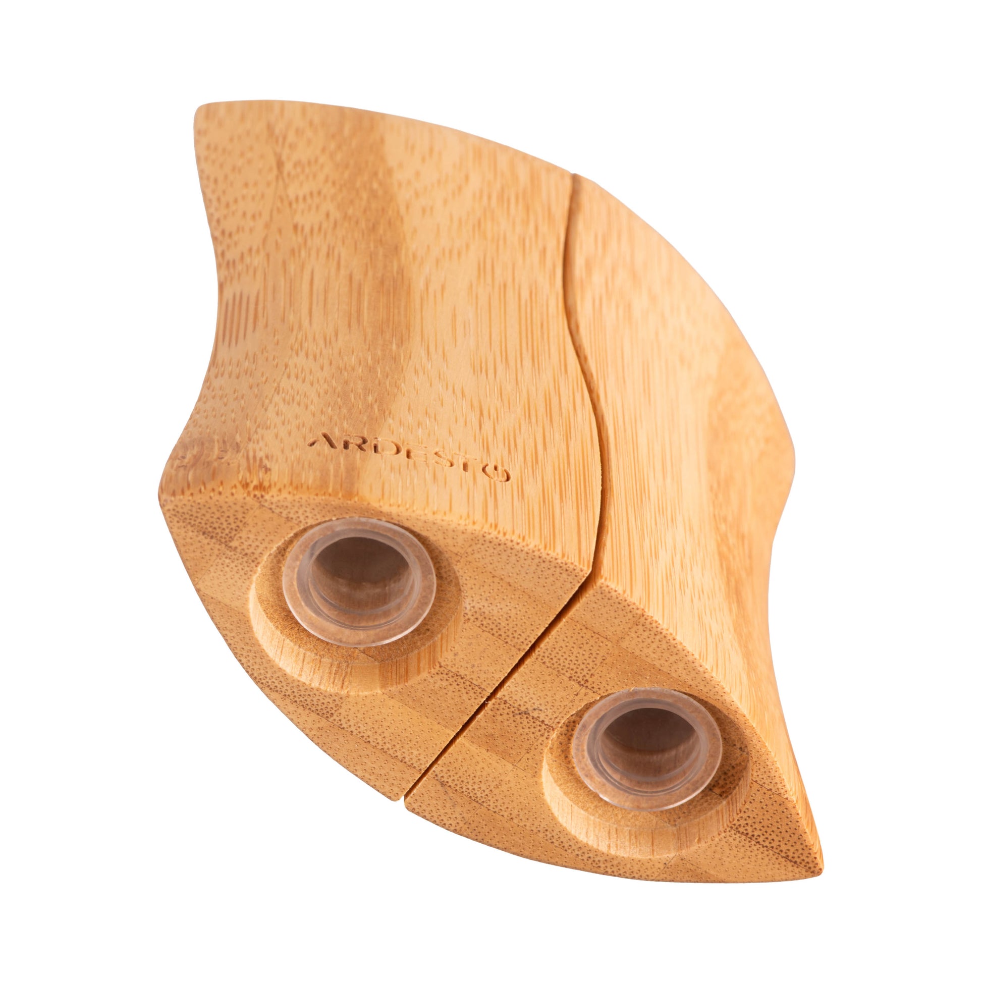 ARDESTO Salt and pepper set Midori, 2 pcs, 10ml, 9.5х4х9cm, bamboo, stainless steel, glass, plastic