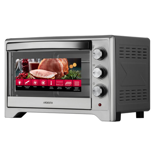 ARDESTO Electric oven, 33L, 1627W, mech., convection, grey