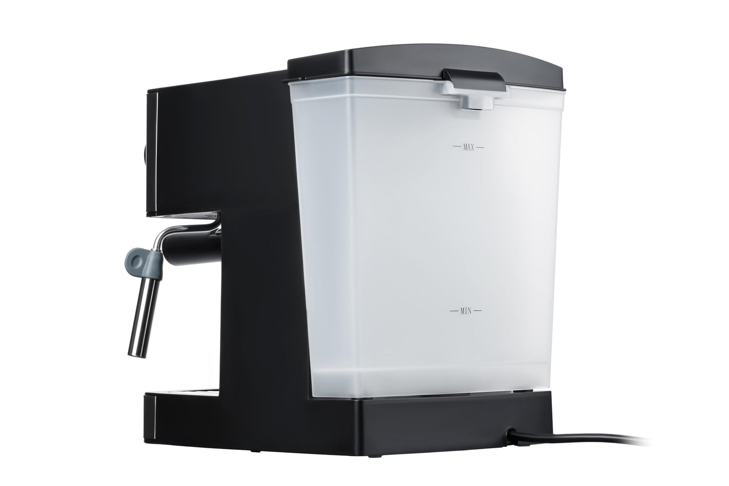 Ardesto coffee maker carob Steel Collection 1.6l, ground, hand capuchino maker, silver-black