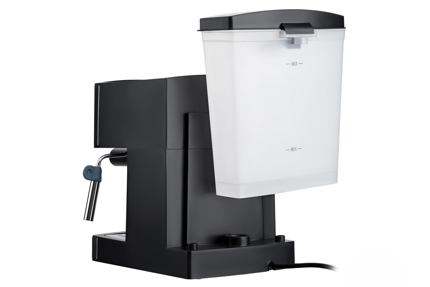 Ardesto coffee maker carob Steel Collection 1.6l, ground, hand capuchino maker, silver-black