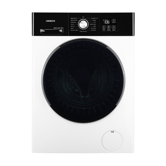 Washing machine ARDESTO front load Black Mars, 8kg, 1200, A, 55.5cm, display, inverter, white
