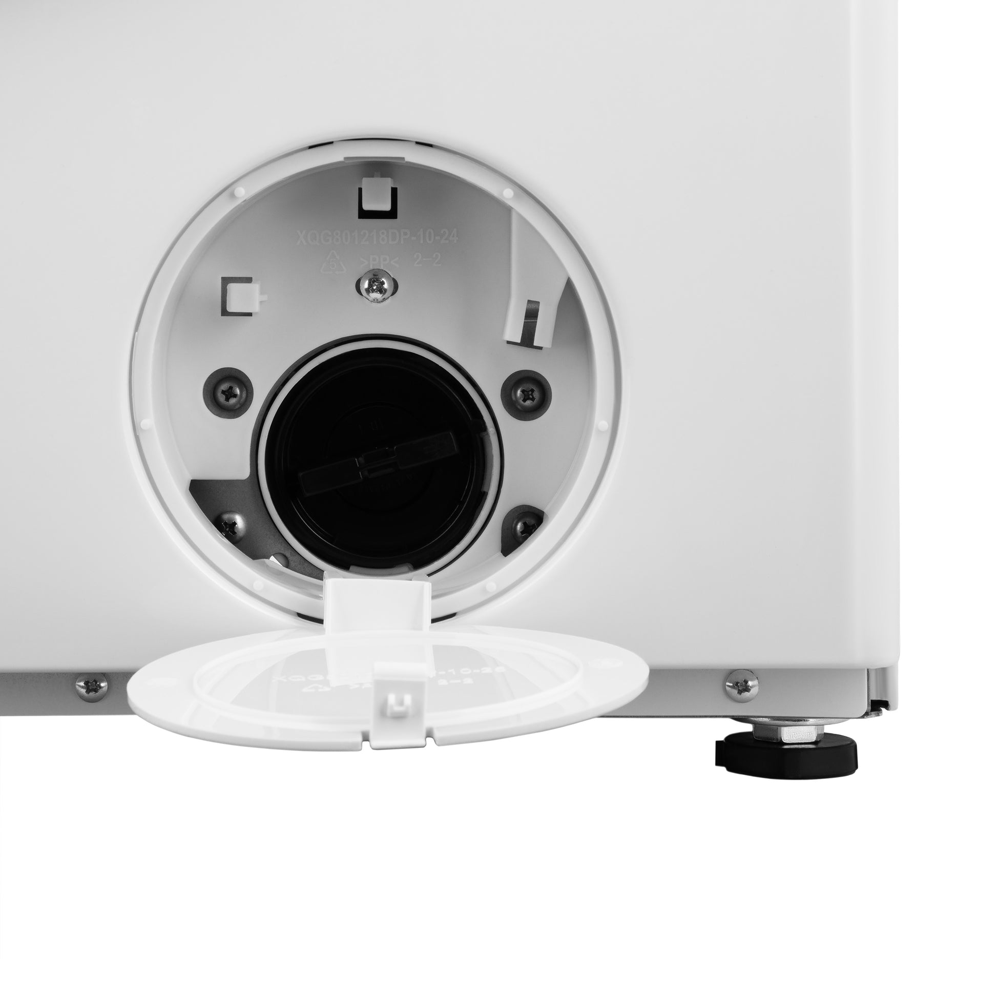 Washing machine ARDESTO front load Black Mars, 8kg, 1200, A, 55.5cm, display, inverter, white