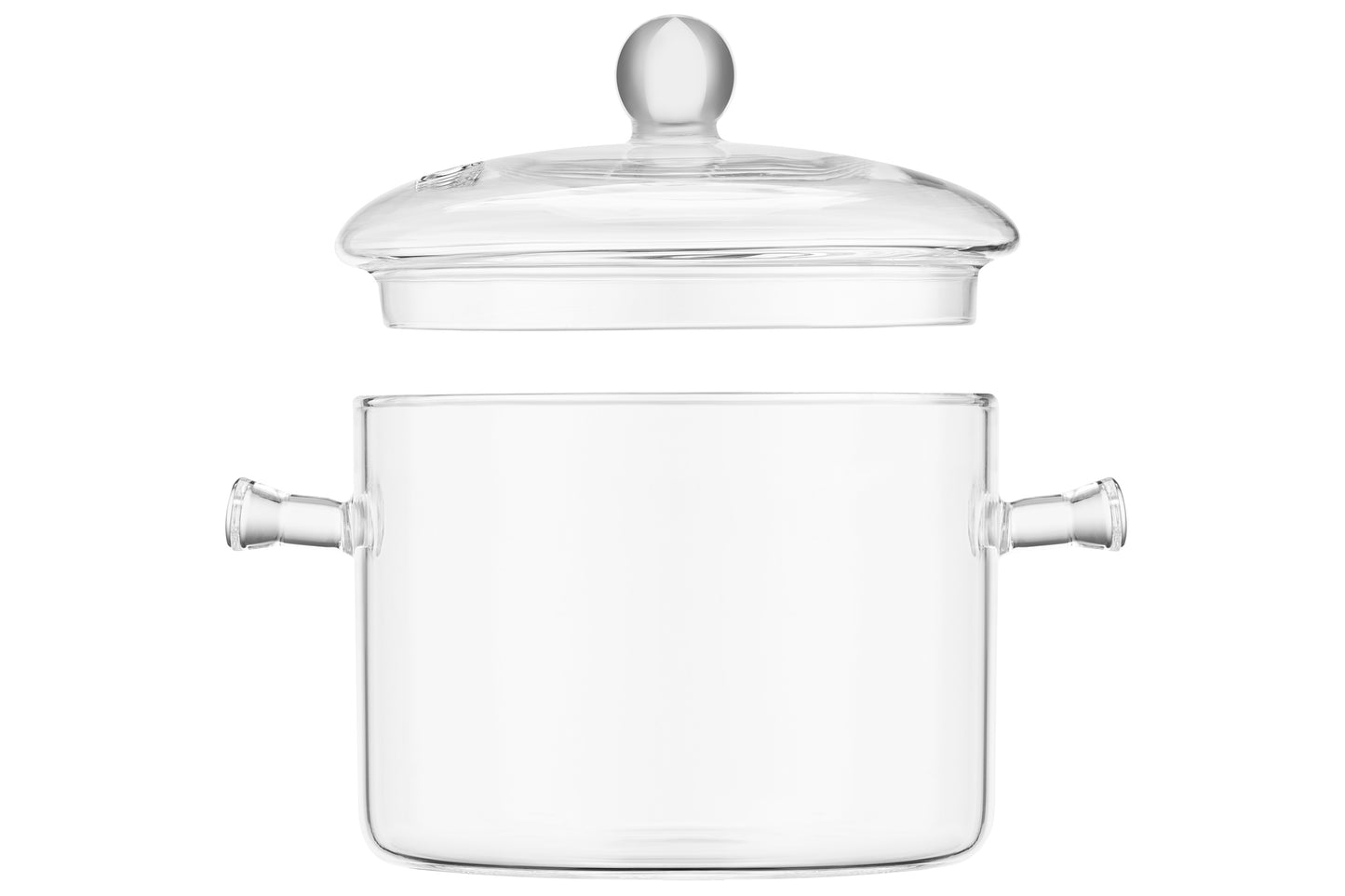 Ardesto Casserole Black Mars, 2l, borosilicate glass