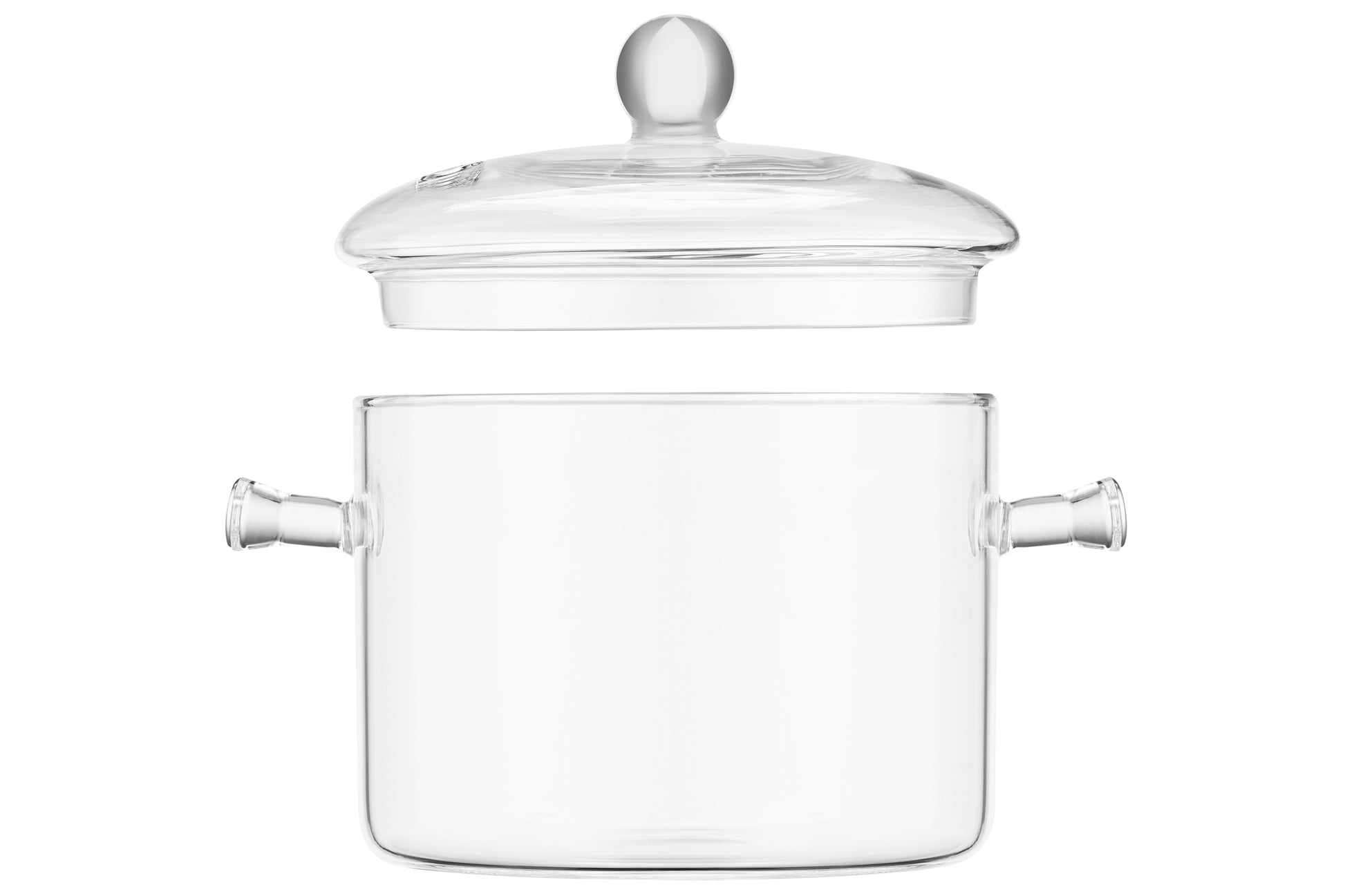 Ardesto Casserole Black Mars, 2l, borosilicate glass