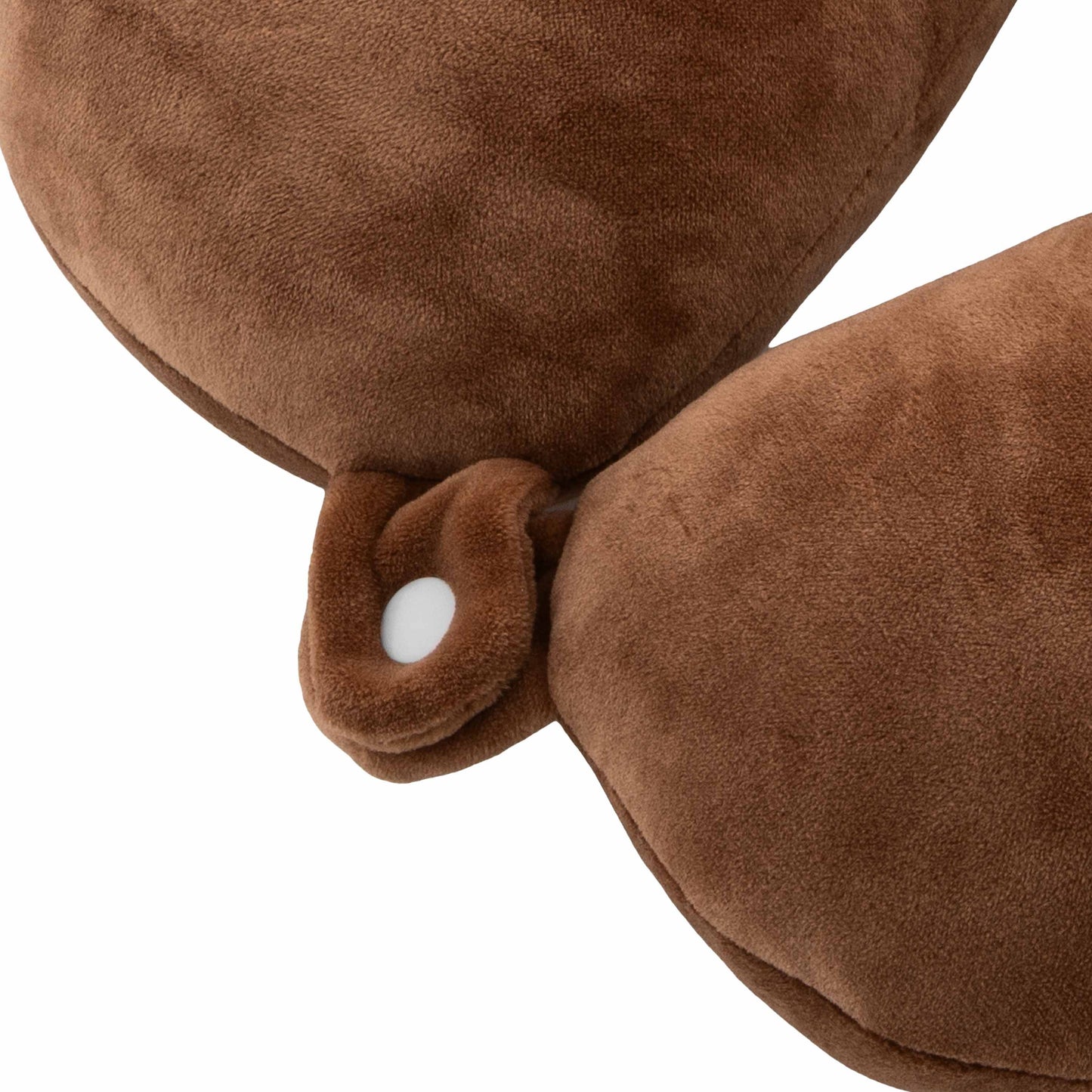 ARDESTO Zip & Flip Neck pillow Travel Сute Dog 30х30cm, polystyrene beads, brown