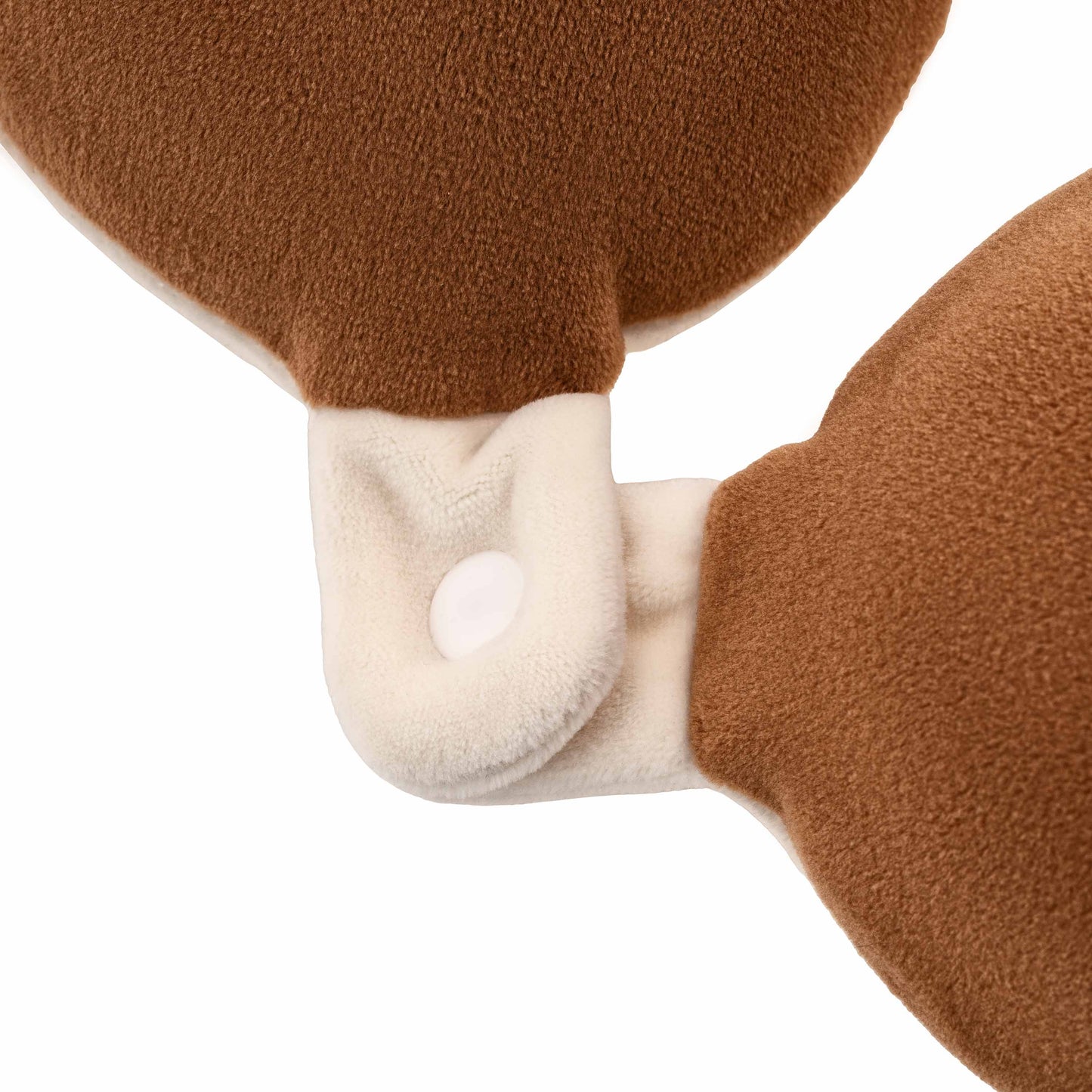 ARDESTO Neck pillow Travel Reindeer 30х30cm, polyurethane foam, white