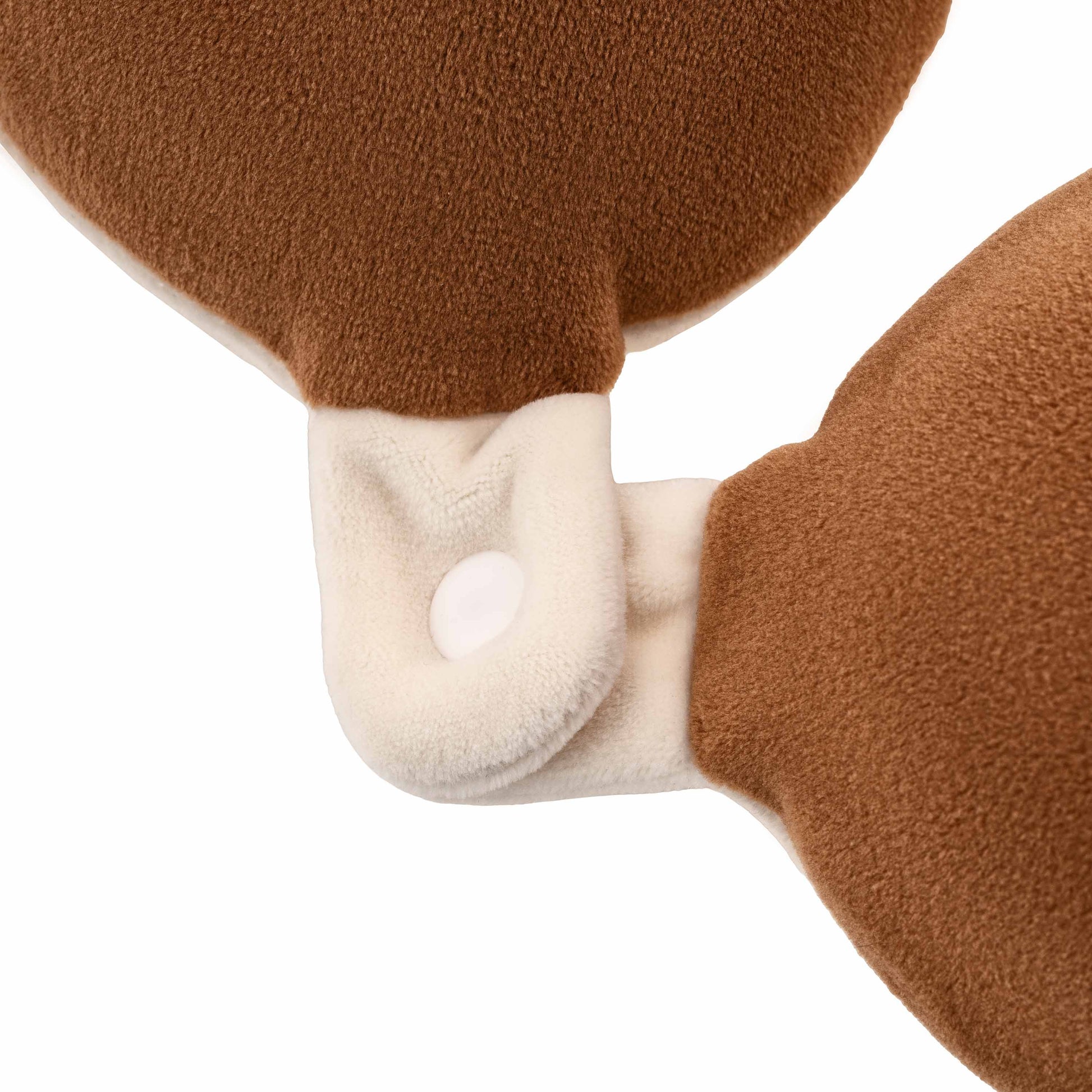 ARDESTO Neck pillow Travel Reindeer 30х30cm, polyurethane foam, white