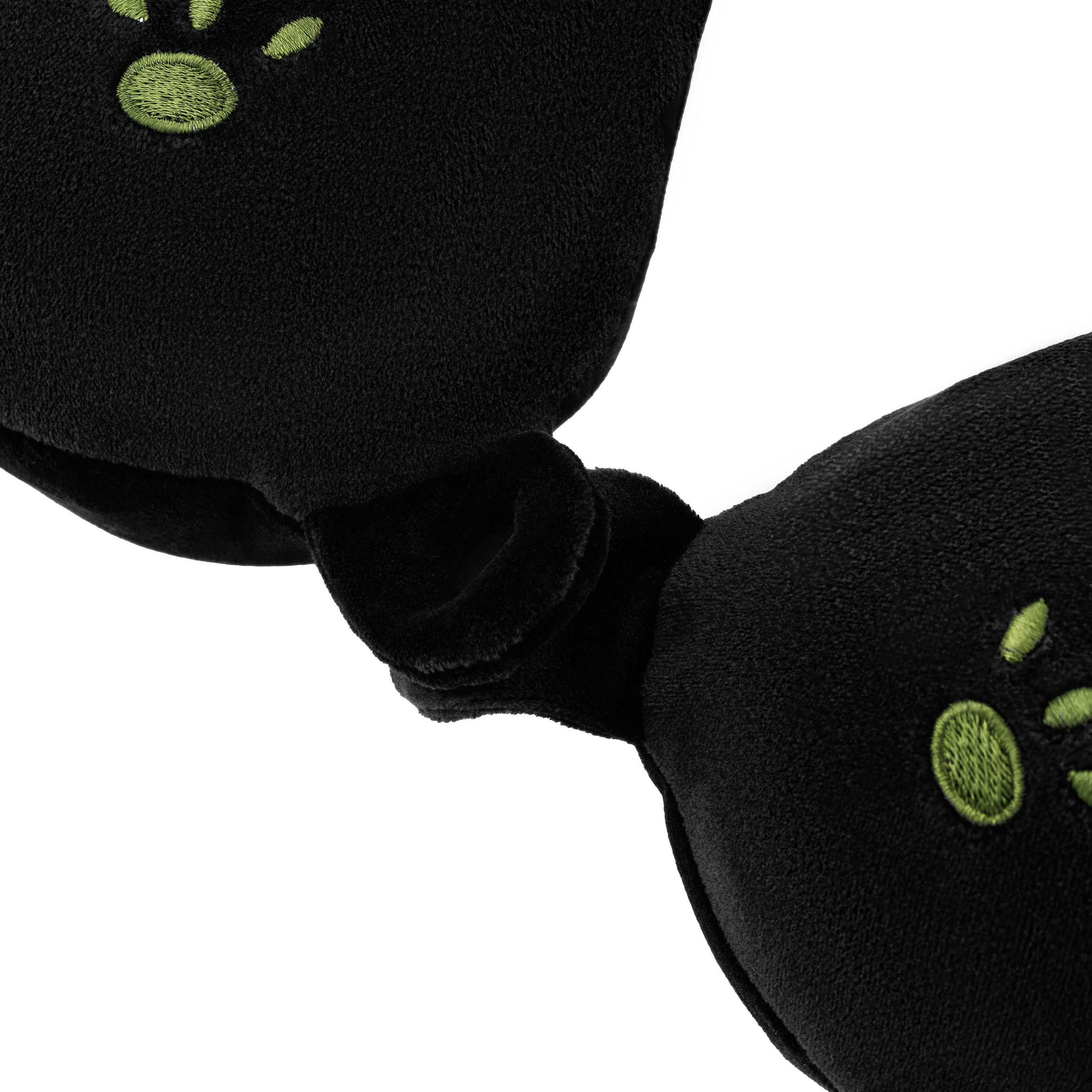ARDESTO Neck pillow Travel Black Cat 30х30cm, polyurethane foam, black