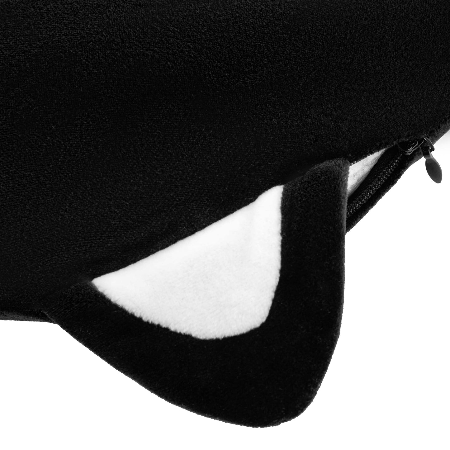 ARDESTO Neck pillow Travel Black Cat 30х30cm, polyurethane foam, black