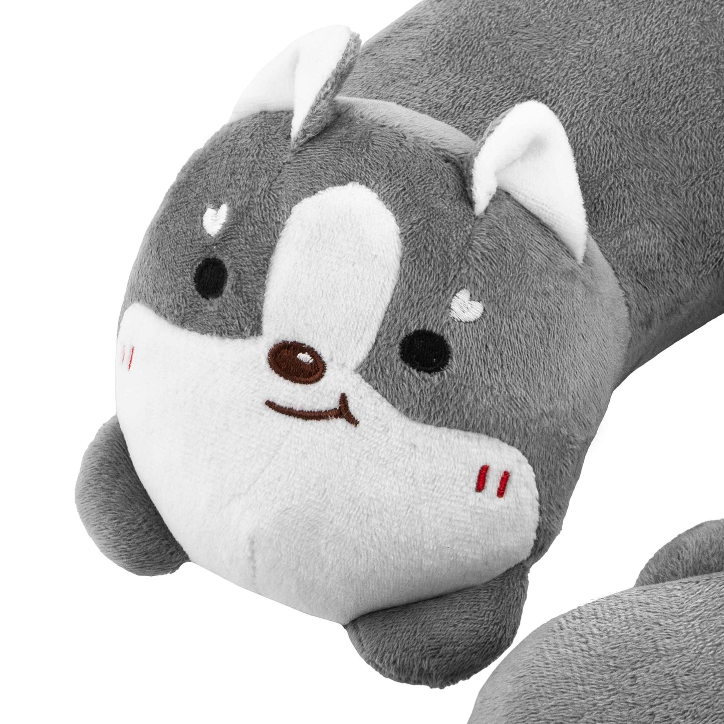 ARDESTO Neck pillow Travel Grey Cat 28х28cm, polyurethane foam, grey