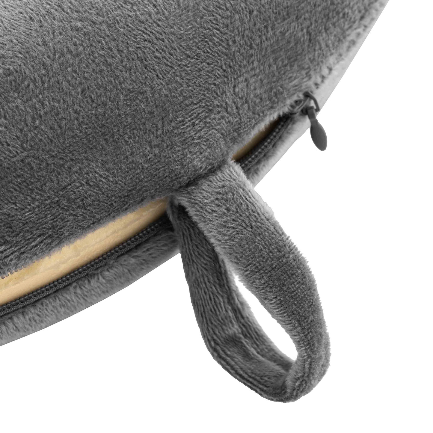 ARDESTO Neck pillow Travel Grey Cat 28х28cm, polyurethane foam, grey