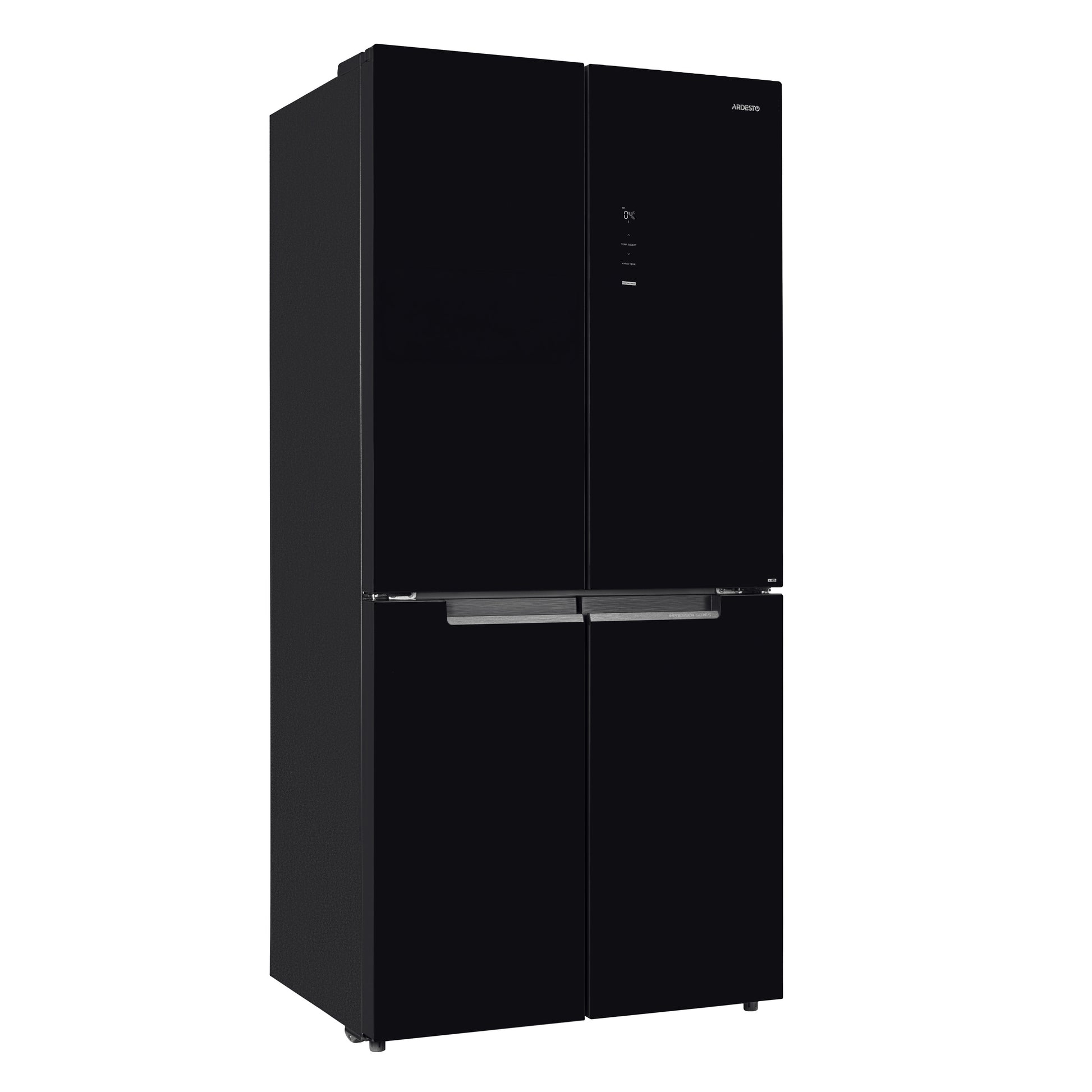 Refrigerator ARDESTO multi-door, 177.5x86х75, 4doors, А++, NF, fresh zone, black (glass)