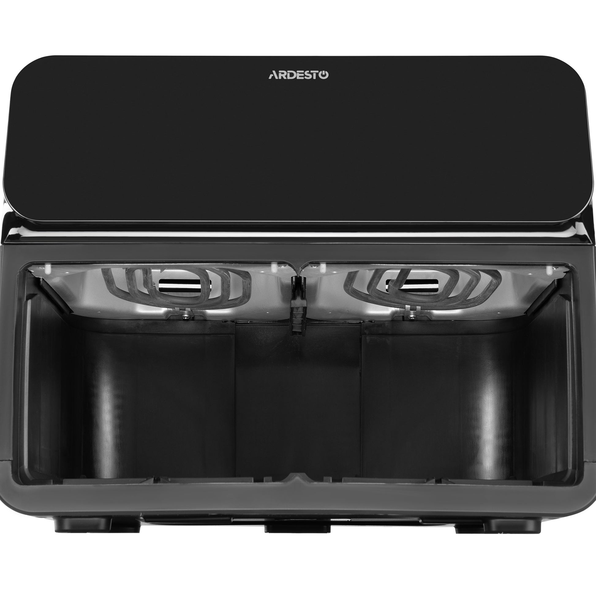 ARDESTO Air fryer 1700W, bowl-2*4.5L, touch control, 7 auto programs, plastic, black