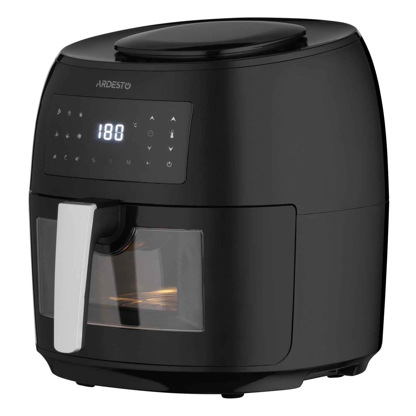 ARDESTO Air fryer 1800W, bowl-7.4L, touch control, 9 auto programs, plastic, black