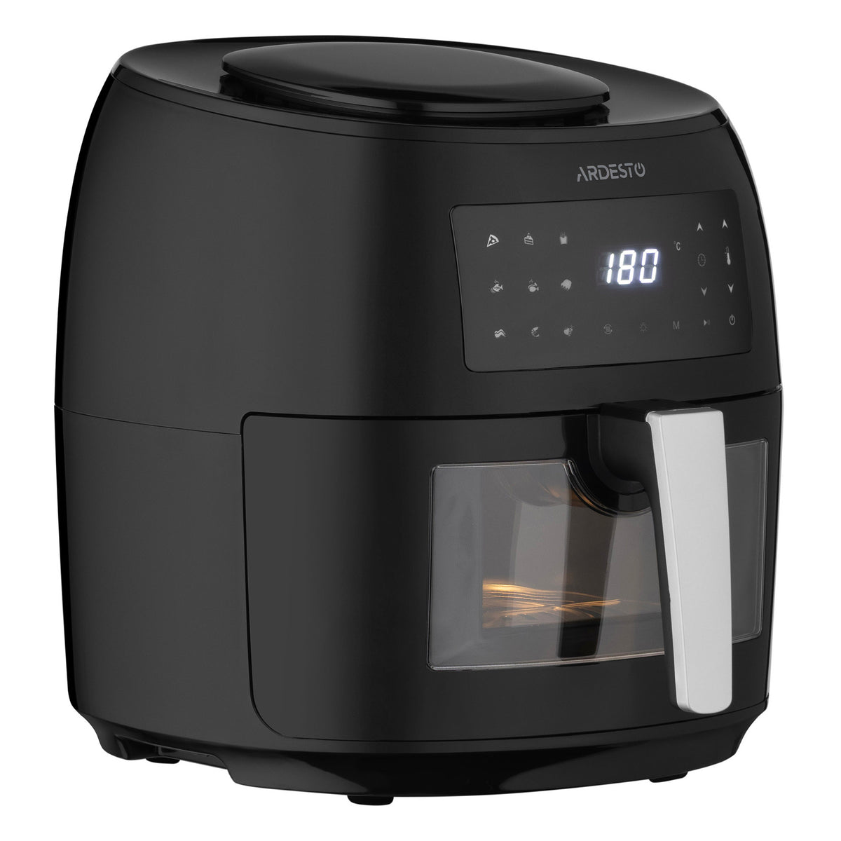 ARDESTO Air fryer 1800W, bowl-7.4L, touch control, 9 auto programs, plastic, black
