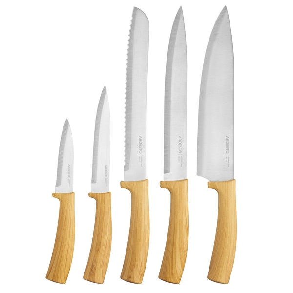 დანების ნაკრები Ardesto Knives Set Midori, 5 ცალი, უჟანგავი ფოლადი, პლასტმასი